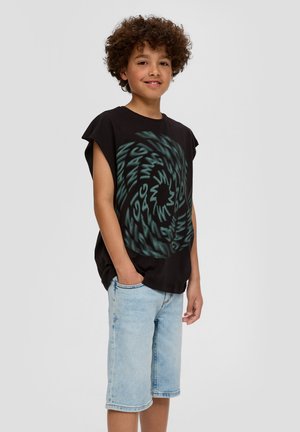 s.Oliver, Jeansshort - blau
