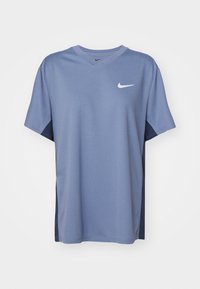 TOP - Camiseta deportiva - ashen slate/thunder blue/white