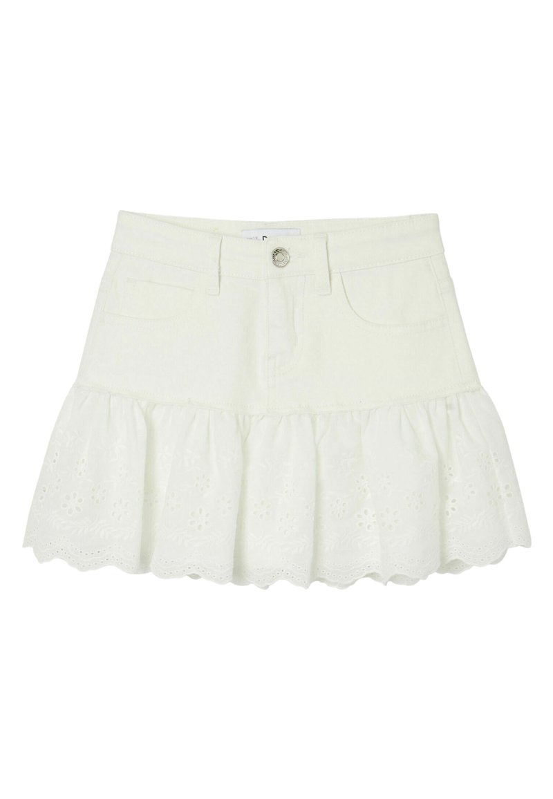 Desigual White Embroidered Maxi Boho Skirt 22SWFW02 main image 1