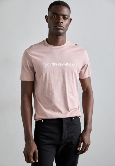 Emporio Armani T-shirt estampada - nude