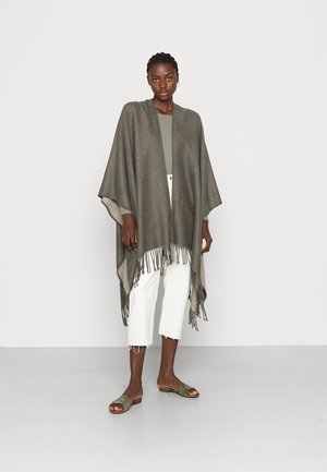 PONCHO DOUBLE EMBOSSED - Cape - lichene