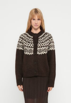 LOFTY LUXE FAIR ISLE - Gilet - brown