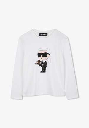 Ilgarankovis viršutinės dalies drabužis - white