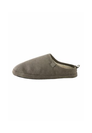 Next, CORDUROY MULE SLIPPERS - Pantolette flach - taupe