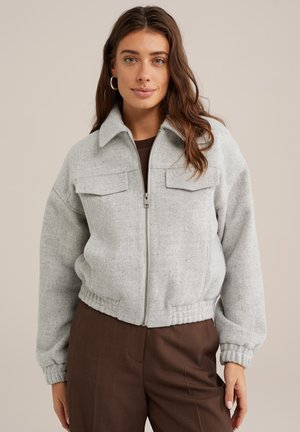 WE Fashion Bomber Jacket - light grey