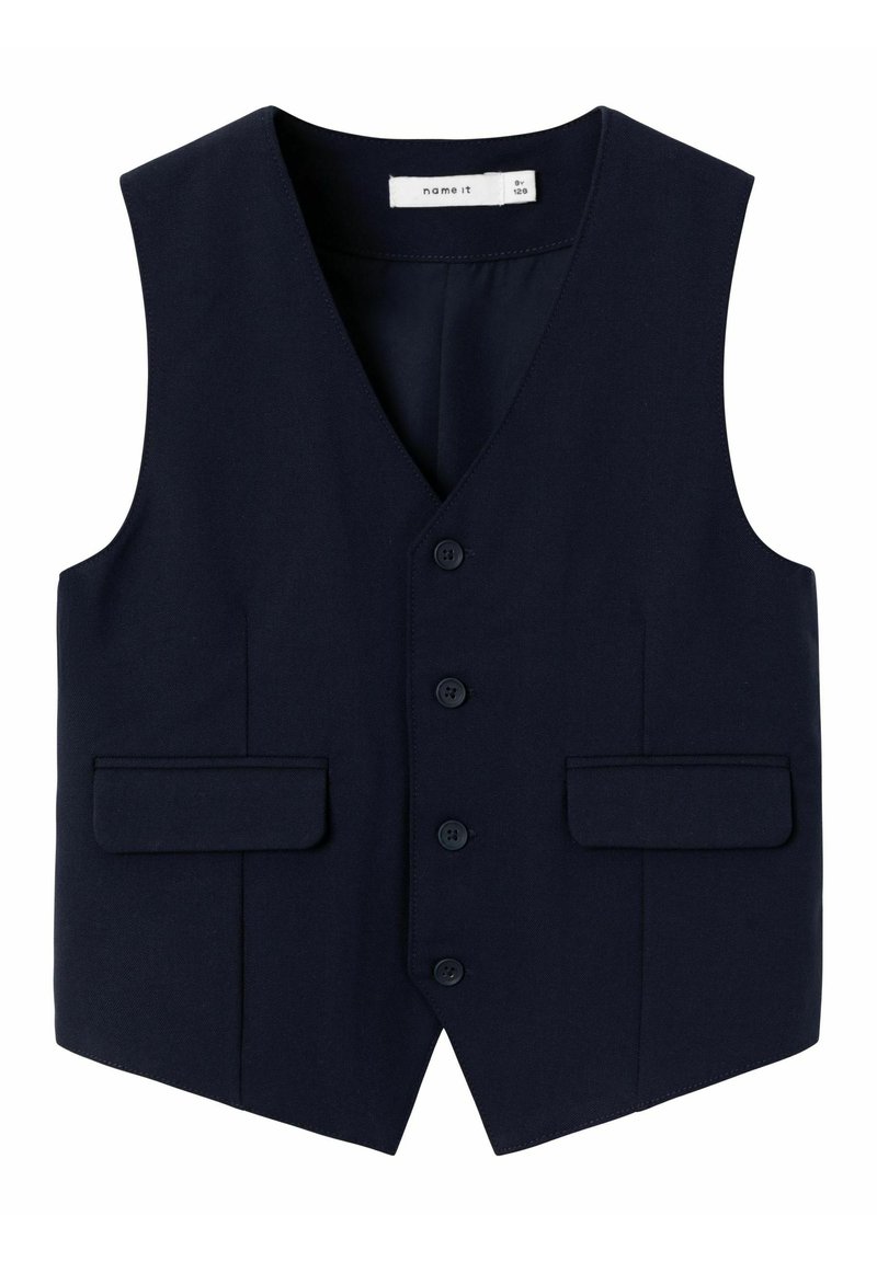 Name it REGULAR FIT - Strukirani kaput - dark sapphire