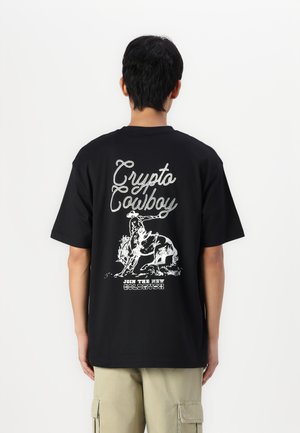 ONSDAMON TEE  - Print T-shirt - black