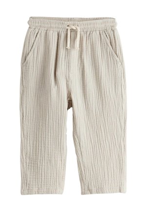 REGULAR FIT - SOFT TEXTURED PULL ON  - Stoffhose - neutral