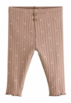 Leggings - Hosen - chocolate brown heart