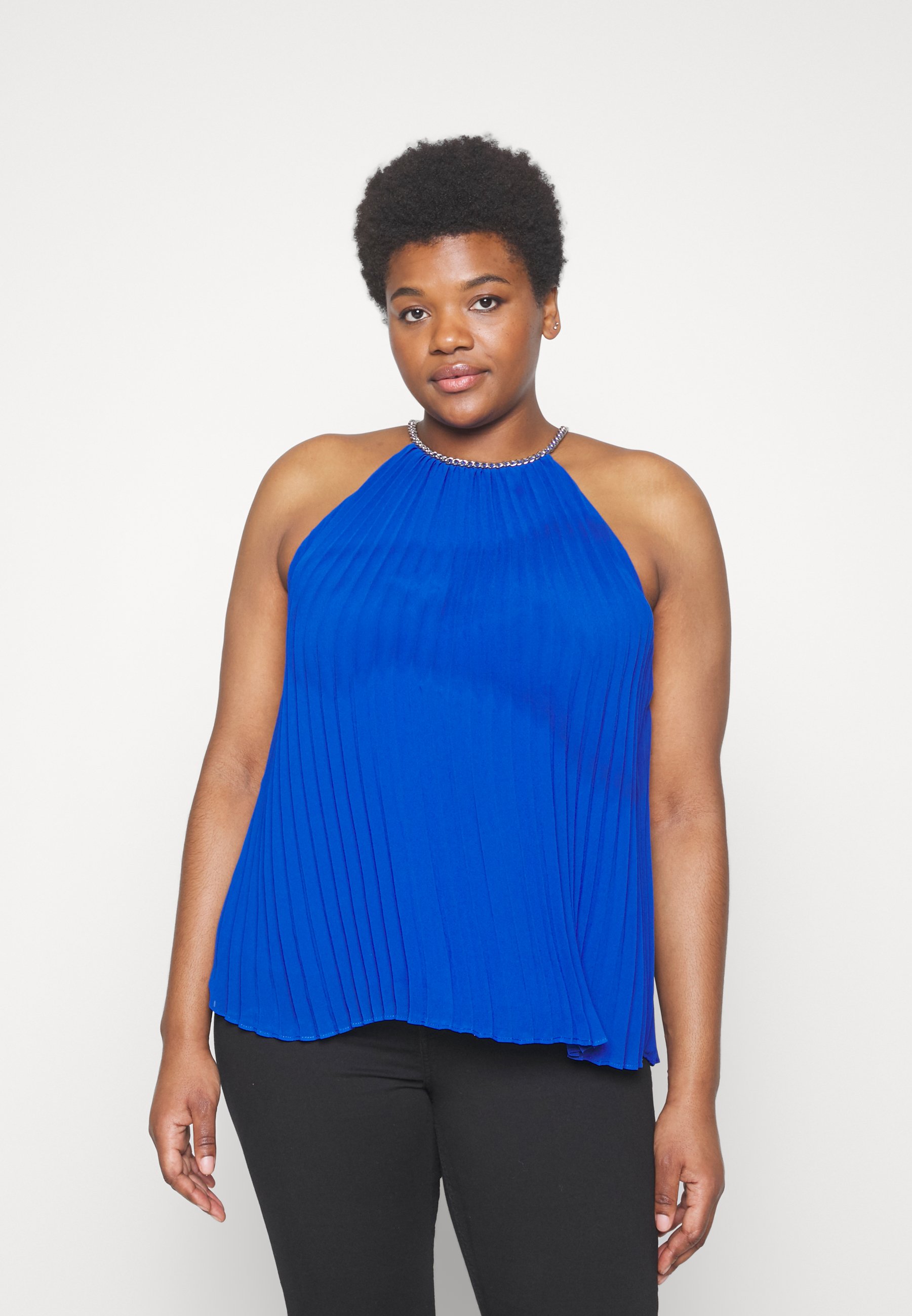 plus size royal blue tank top