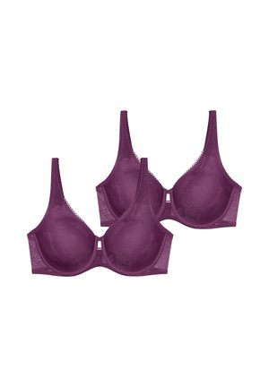 2-PACK WILD SENSATION - Bøjle-bh - flower purple