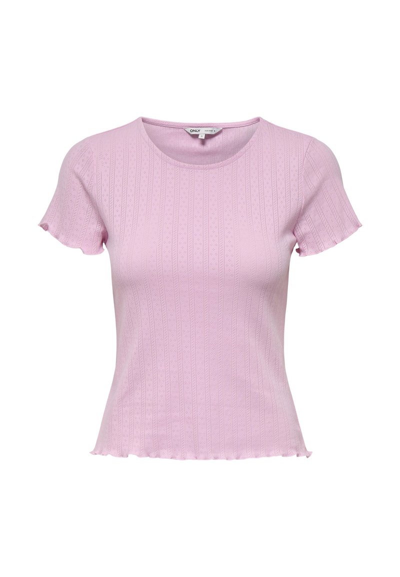 Only T-shirt basic donkerroze Only T-shirt basic donkerroze