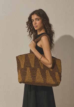 Next, SHOULDER - Handtasche - natural