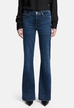 FLARE FIT DOJO TAILORLESS - Jean flare - dark blue