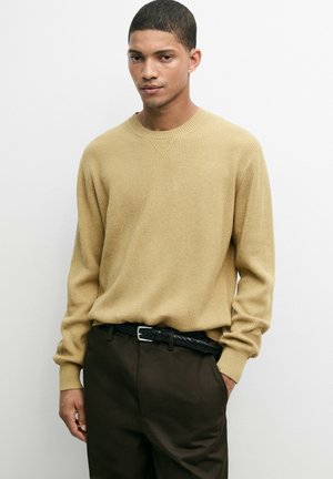 Massimo Dutti, Striktrøje - beige