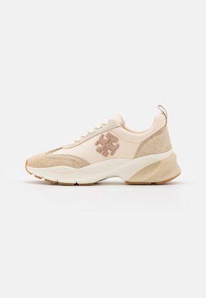 Tory Burch GOOD LUCK TRAINER - Tenisky - french pearl/dulce de leche/biscotti