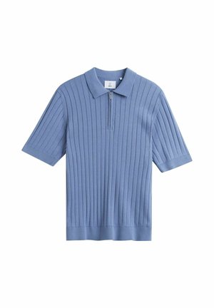 Bläck, BLAKE KNITTED - Pikeepaita - country blue