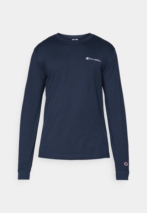 Champion ICONS CONTRAST CREWNECK LONG SLEEVE  - Langarmshirt - navy