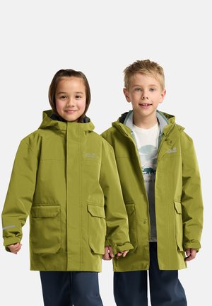 Jack Wolfskin, 3IN1 CANVEY KIDS UNISEX - Parka - khaki green
