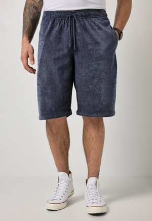 JP1880 BERMUDA, VELVET, 1/2 - Shorts - matt midnight blue
