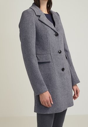 Cappotto corto - mottled grey