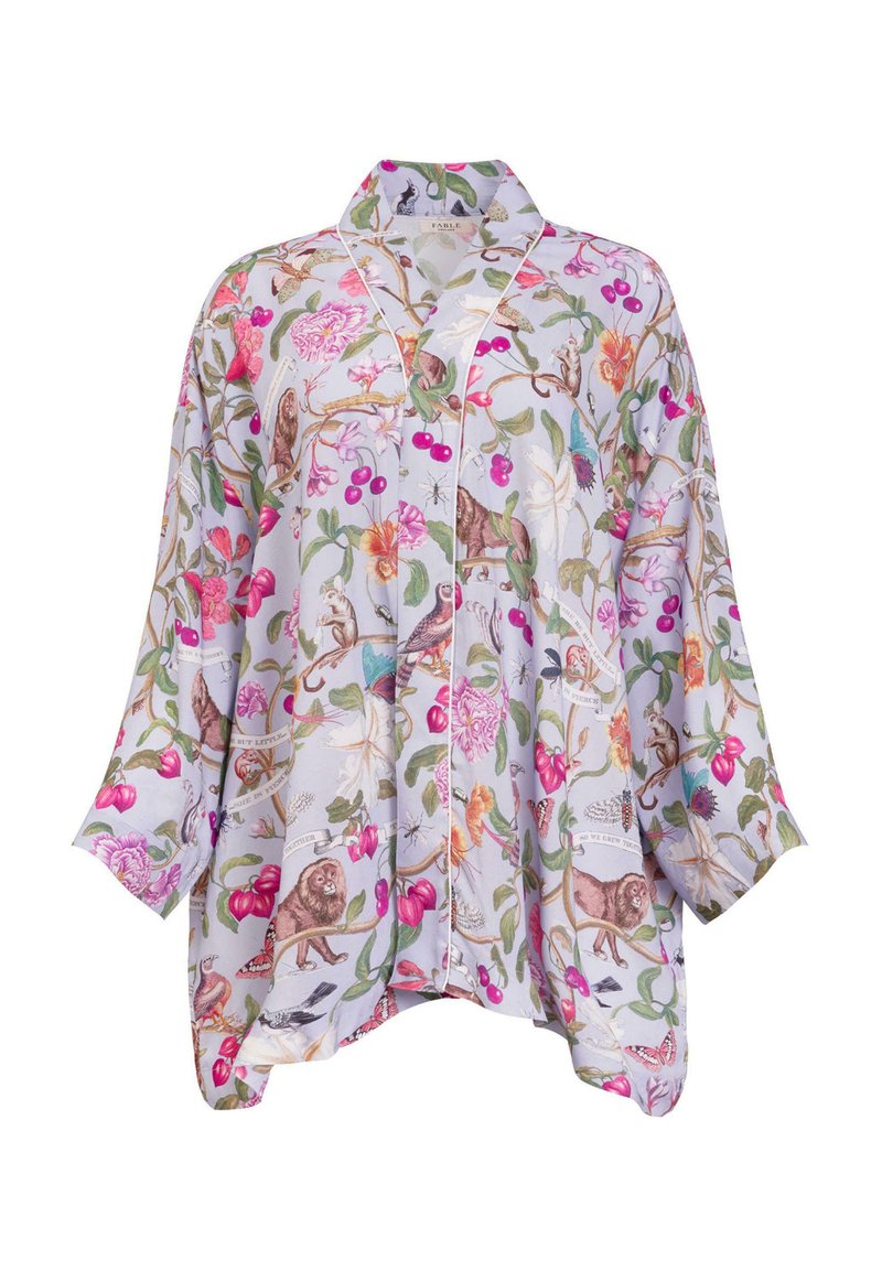 FABLE ENGLAND TREE OF LIFE - SHORT KIMONO - ONE SIZE - Dodaci za plažu - purple