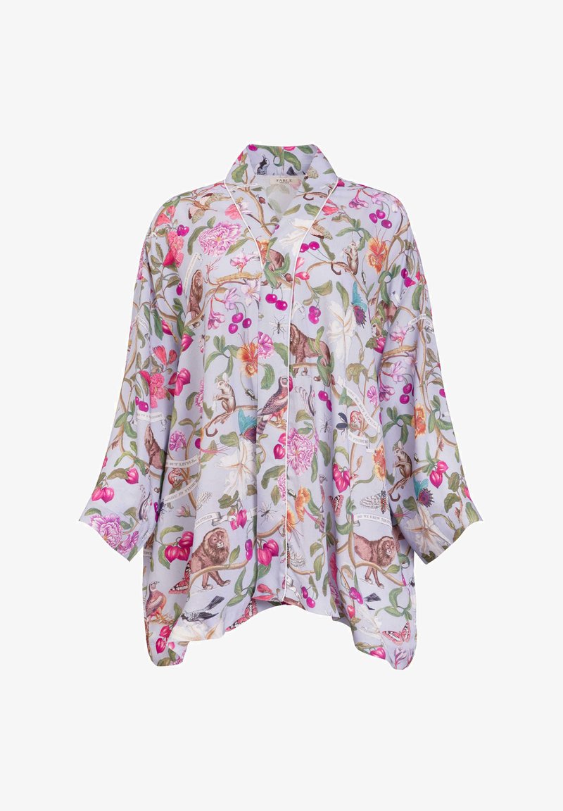 FABLE ENGLAND TREE OF LIFE - SHORT KIMONO - ONE SIZE - Beach accessory - purple