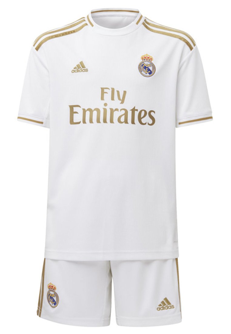 real madrid white and gold kit