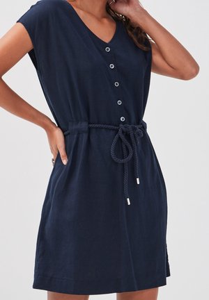 Abito a camicia - mottled royal blue