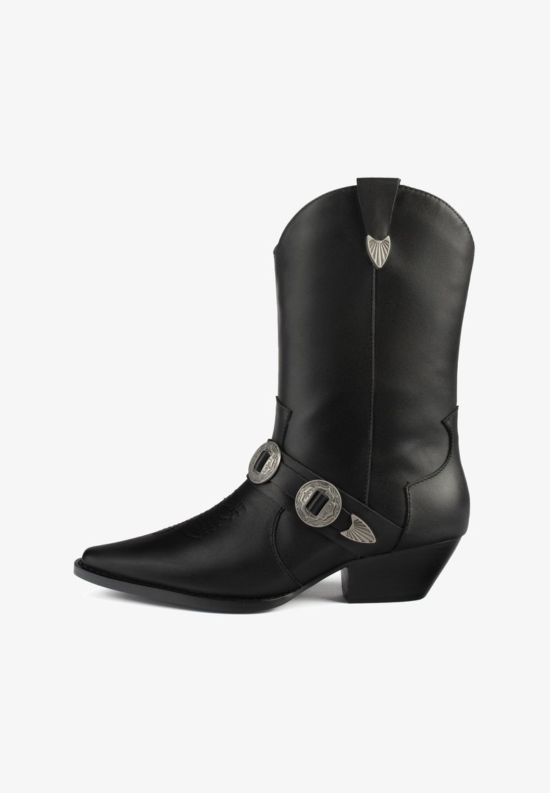 L37 CAST IN STEEL - Cowboy- / bikerstøvlette - black/sort - Zalando.dk