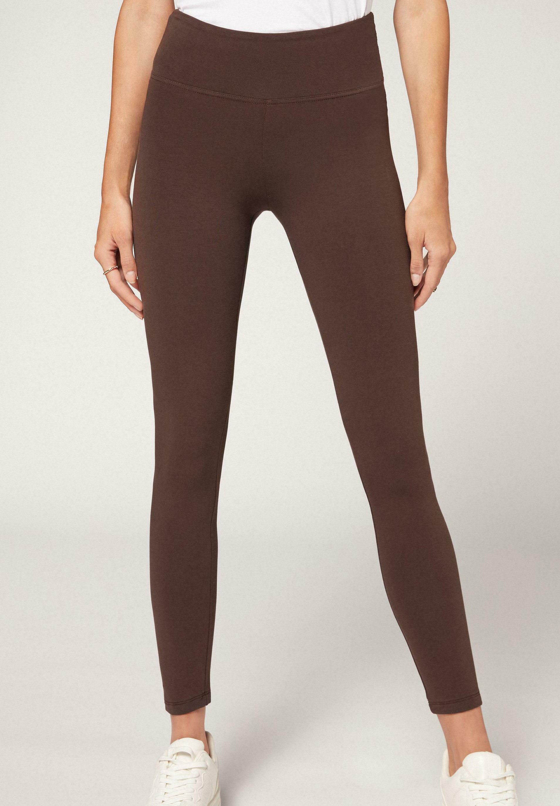 Calzedonia Leggings - Trousers - braun c brown/brown - Zalando.de