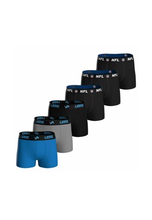 NFL PACK OF 6 - Tætsiddende boxershorts - detroit lions schwarz