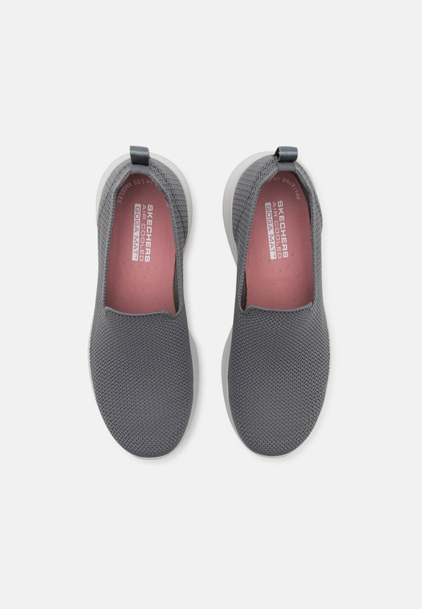 GO WALK SLIP ON - Trainers - charcoal3