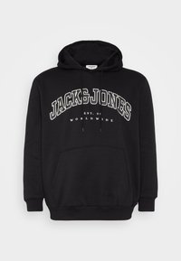 JJECALEB VARSITY HOOD - Sweatshirt - black
