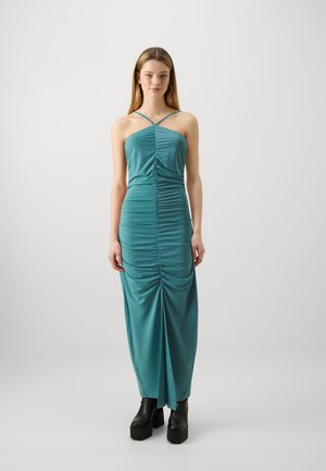 Džersejové šaty - teal