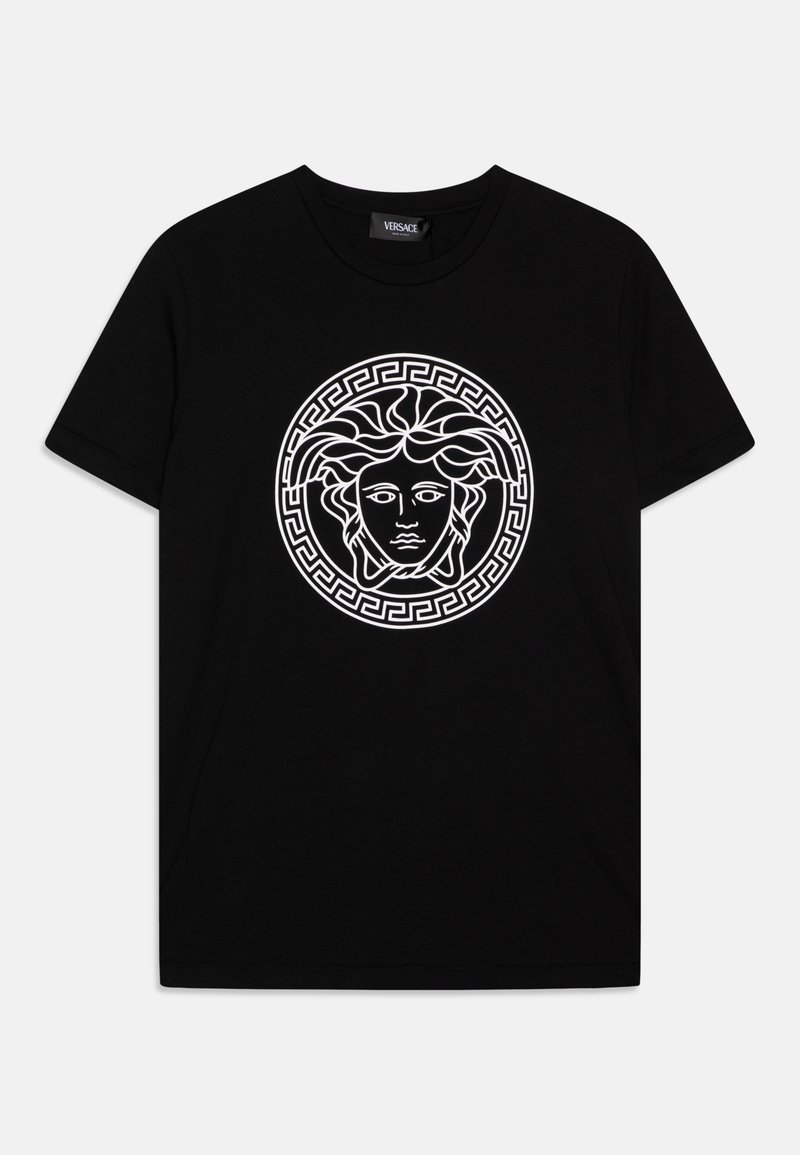 Versace - MEDUSA GRECA PRINT UNISEX - Tričko s potlačou - nero/bianco, Zväčšiť