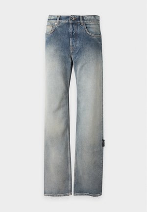 OFF-WHITE, SUSY PANTS - Jean boyfriend - ombre blue