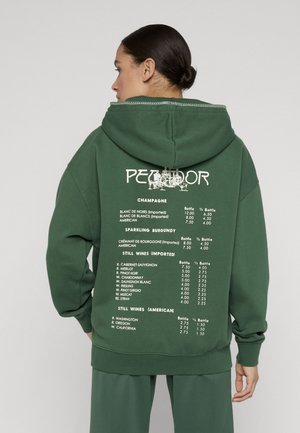 Pegador SIGTUNA OVERSIZED SWEAT JACKET - Sweat zippé - washed solid green