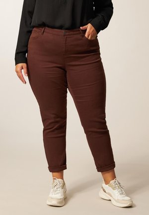 ELISE - Slim fit jeans - coffee