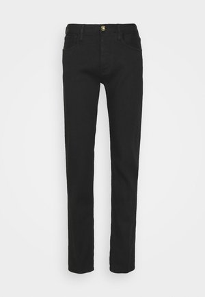 POCKETS PANT - Jean slim - denim nero