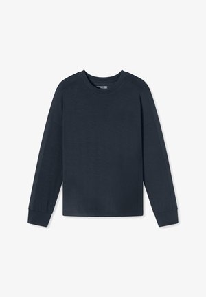 Schiesser Pyjama top - dunkelblau