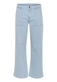 Unselected, blue white stripe