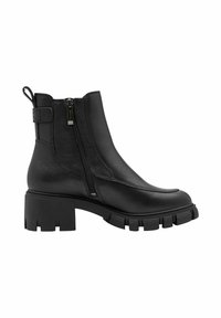 Tamaris CHELSEA - Puszābaki ar platformu - black leather