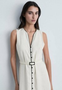 Mango Dnevna obleka - light yellow