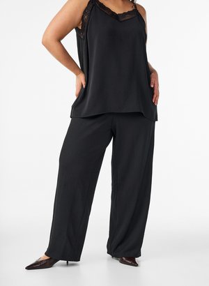 Zizzi Pantalon classique - schwarz