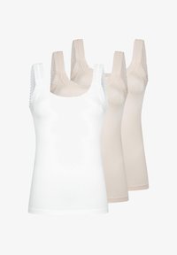 Ei valittu, beige/weiß