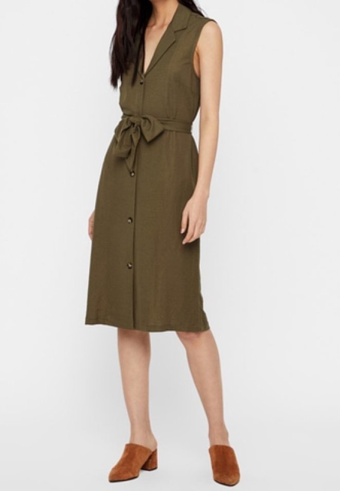 Vero Moda Abito a camicia - green