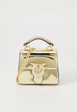 LOVE ONE TOP HANDLE MICRO - Borsa a mano - oro