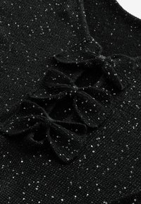 Next TALL FIT - SEQUIN EMBELLISHED SPARKLE BACK - Džemper - black