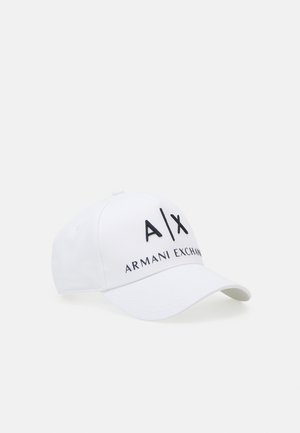 Armani Exchange BASEBALL UNISEX - Cappellino - bianco/blu navy